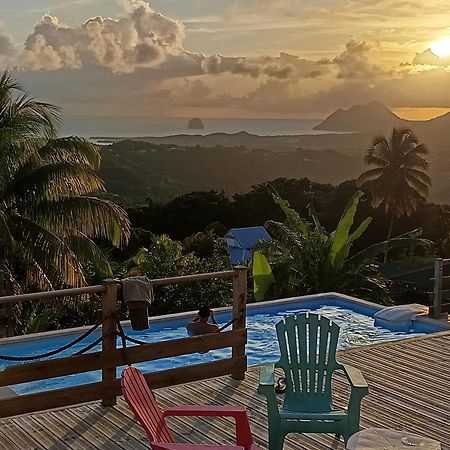 Villa CosaRoé Martinique Piscine et superbe vue mer Riviere-Salee Extérieur photo