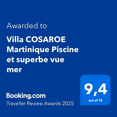 Villa CosaRoé Martinique Piscine et superbe vue mer Riviere-Salee Extérieur photo