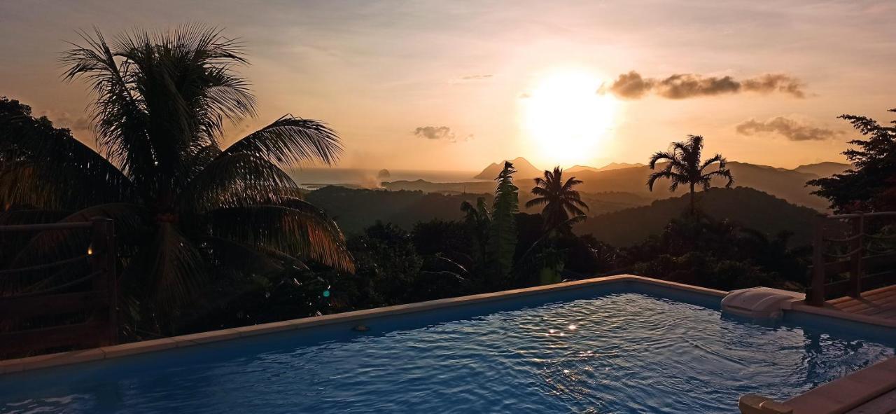 Villa CosaRoé Martinique Piscine et superbe vue mer Riviere-Salee Extérieur photo