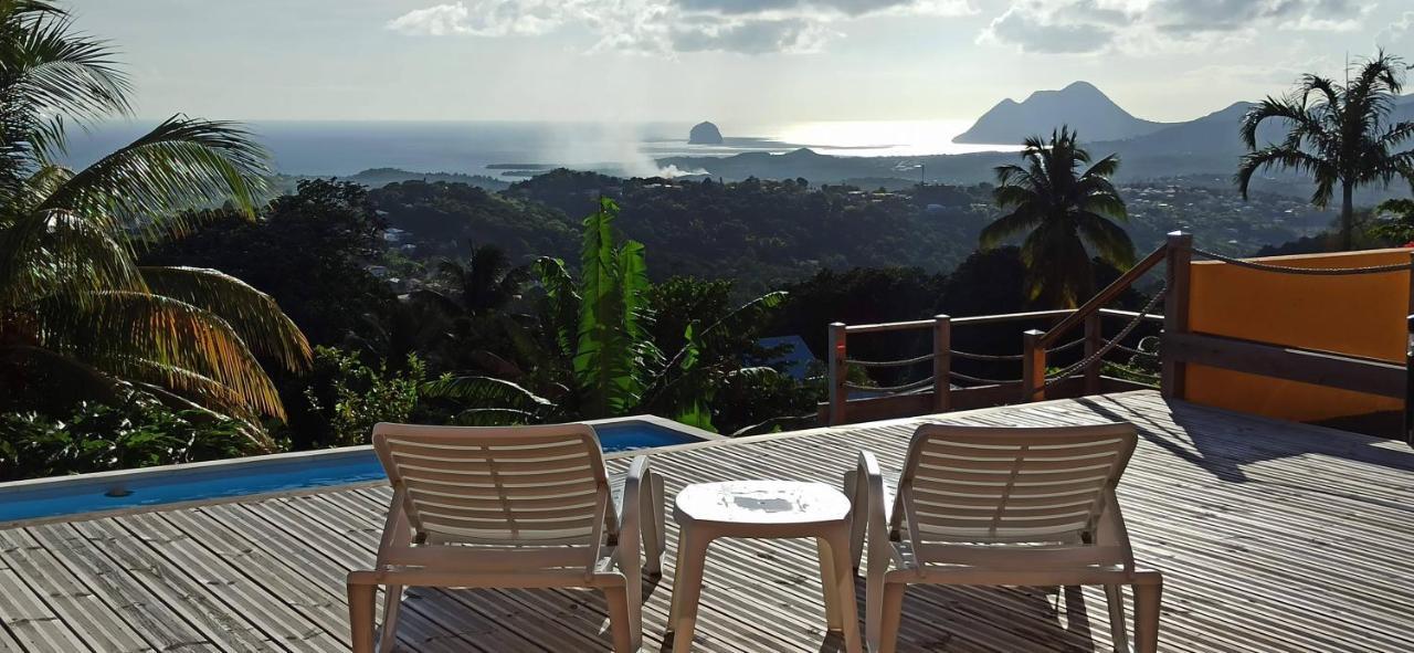 Villa CosaRoé Martinique Piscine et superbe vue mer Riviere-Salee Extérieur photo