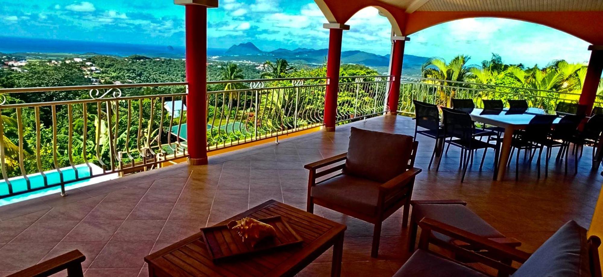 Villa CosaRoé Martinique Piscine et superbe vue mer Riviere-Salee Extérieur photo